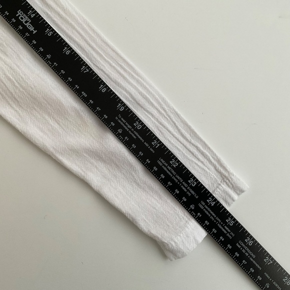 American South Side Embroided Blouse SzS White Hearts Romantic Peasant Boho Chic - Picture 8 of 12